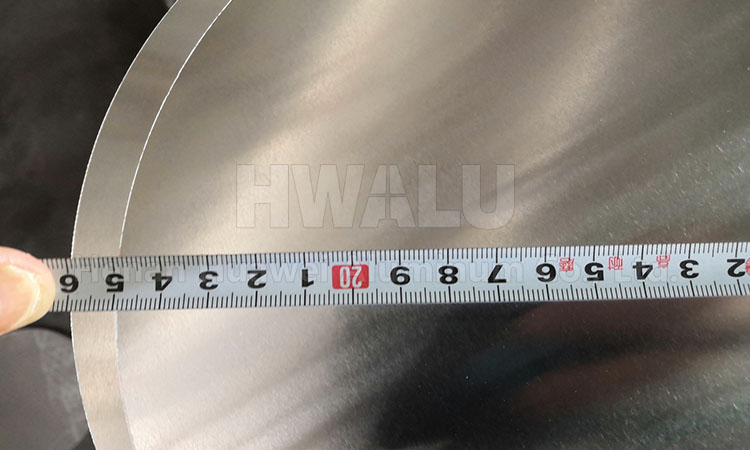 Aluminum Disc Circle Measurement