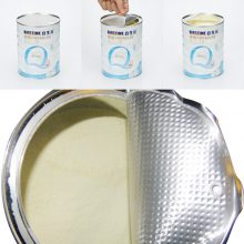 couvercles en papier d'aluminium pour le scellement de canettes de lait en poudre