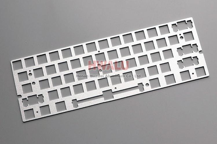 plaque de clavier en aluminium