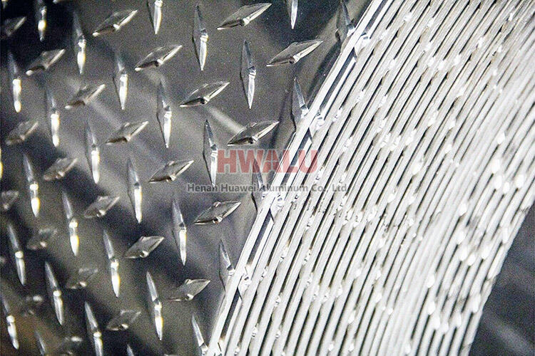 placa de rulare din aluminiu cu diamant