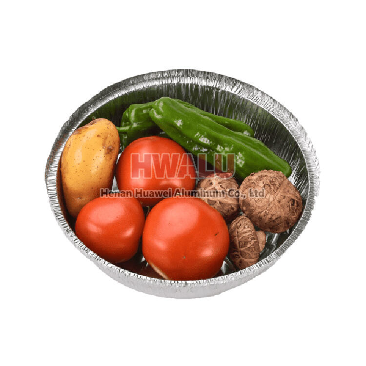 disposable round aluminium foil trays